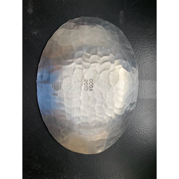 Handmade by WENDELL AUGUST FINE PEWTER Platter / Charger Plate | Classic Round D - Picture 3 of 7